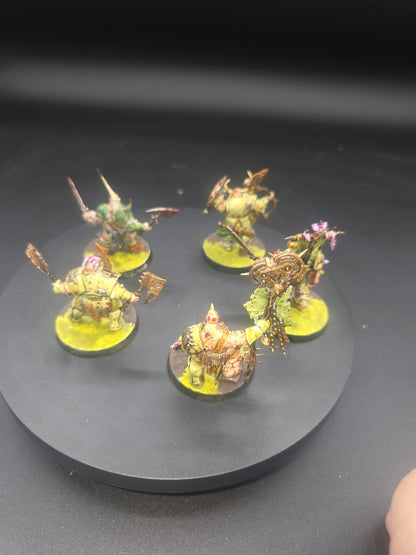 Warhammer Age of Sigmar: Maggotkin of Nurgle Putrid Blightkings Well painted 2