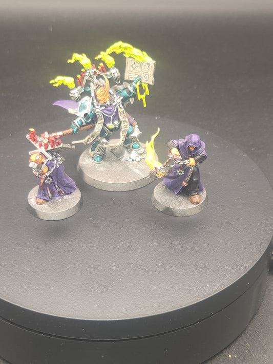 Chaos Space Marines Dark Apostle Well Painted Tabletop Ready Alpha Legion0