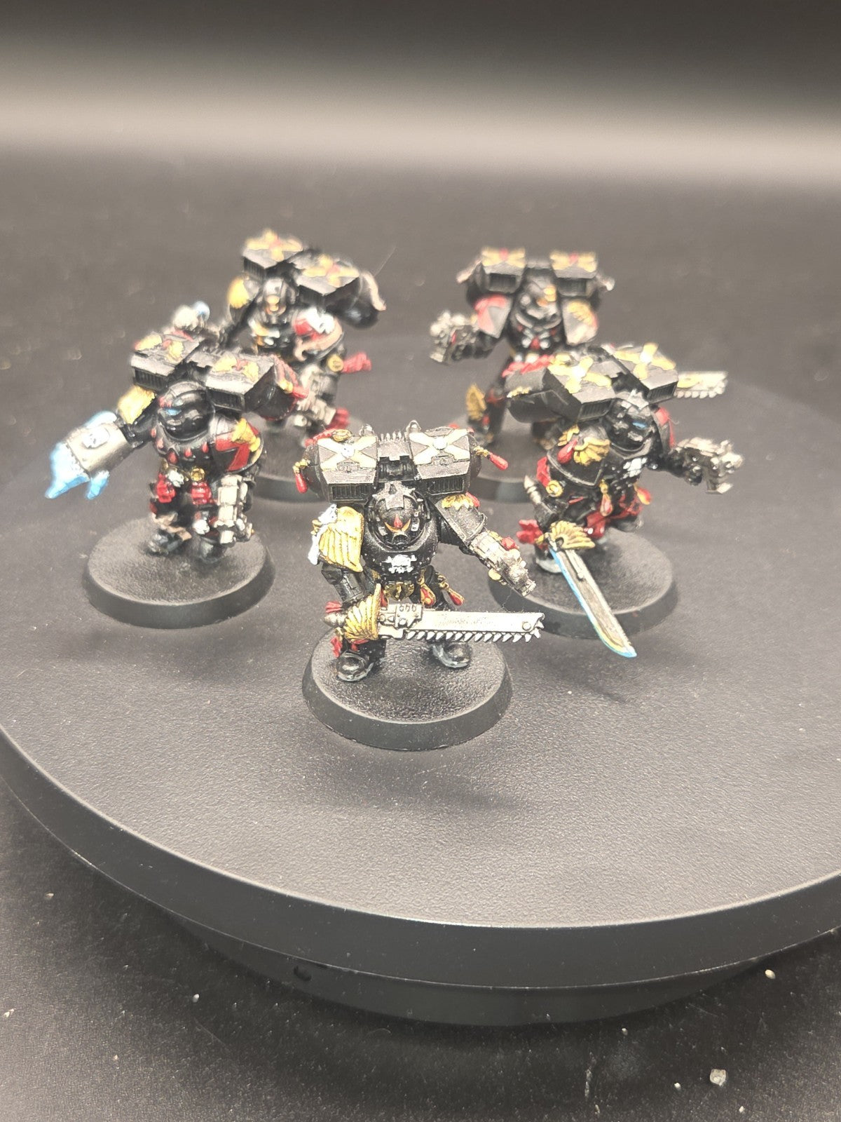 BLOOD ANGELS 5 Death Company With Jump Pack #16 Well PAINTED Warhammer 40K0