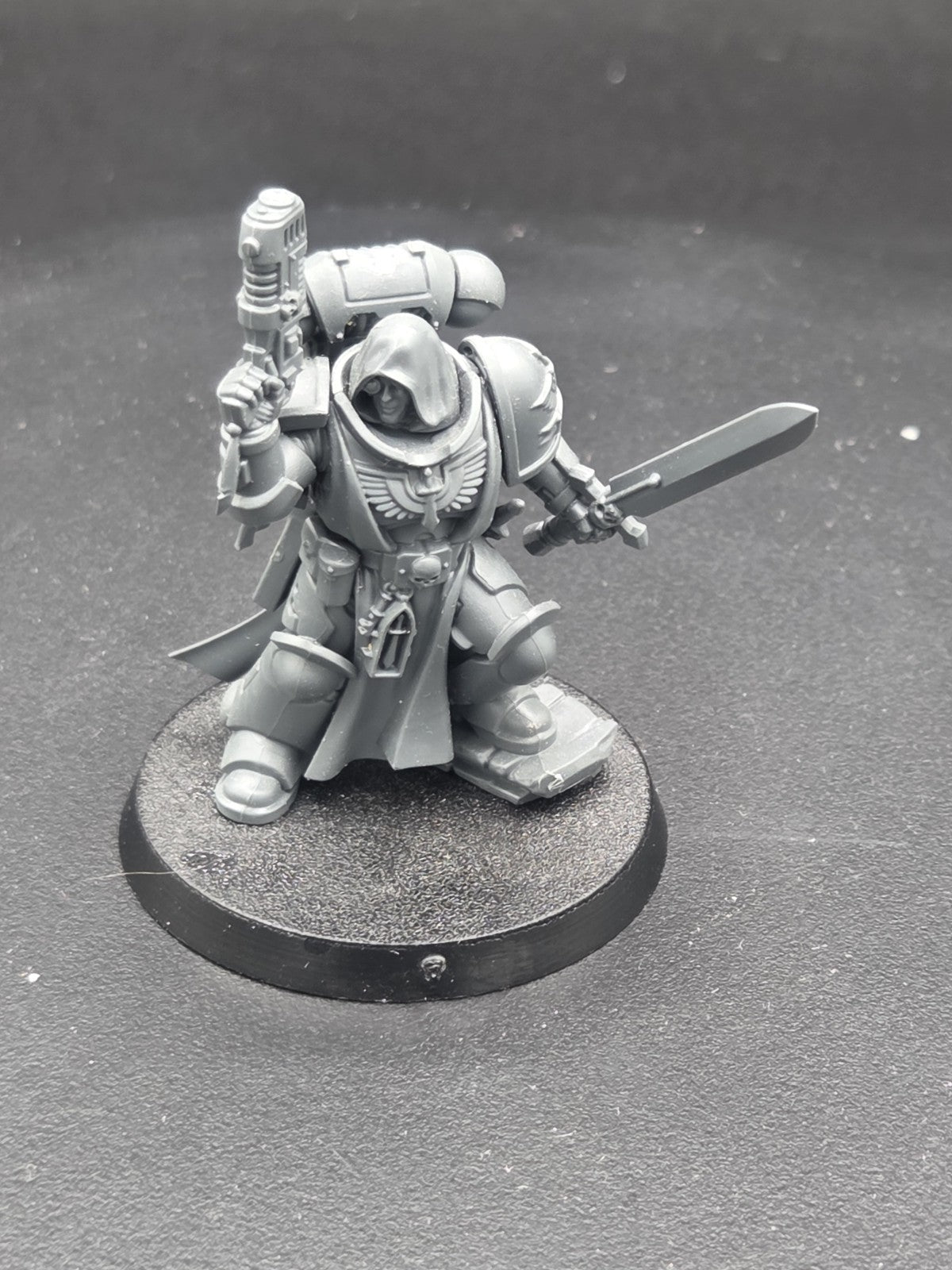 Dark Angels Primaris Lieutenant Zakariah Warhammer 40k Space Marines built  RARE0