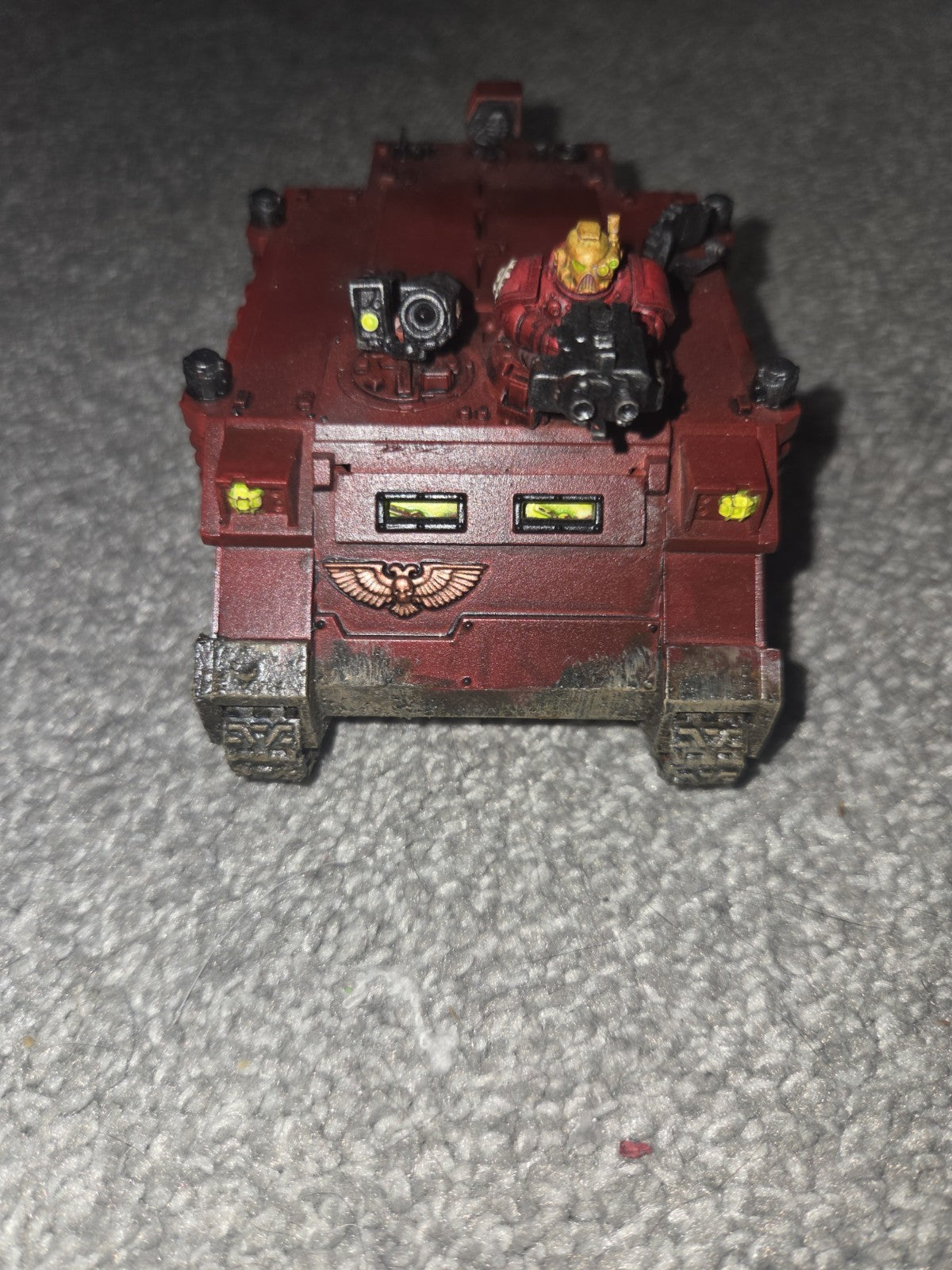 BLOOD ANGELS Rhino Tank #1 WELL PAINTED Warhammer 40K0