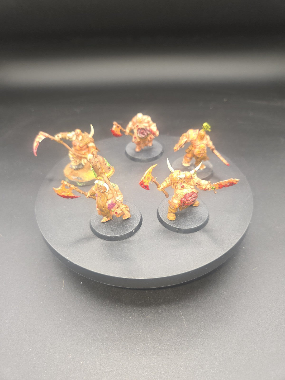 Warhammer Age of Sigmar: Maggotkin of Nurgle Putrid Blightkings Tabletop Ready 0