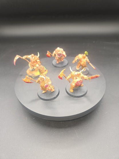 Warhammer Age of Sigmar: Maggotkin of Nurgle Putrid Blightkings Tabletop Ready 0