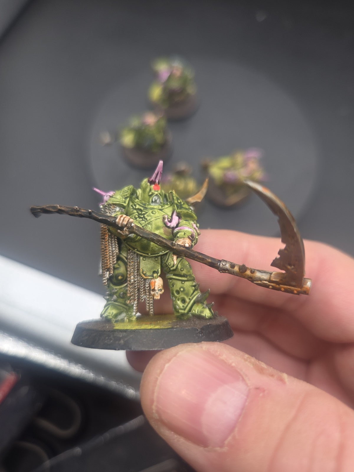 Warhammer Age of Sigmar: Maggotkin of Nurgle Putrid Blightkings Well painted 5