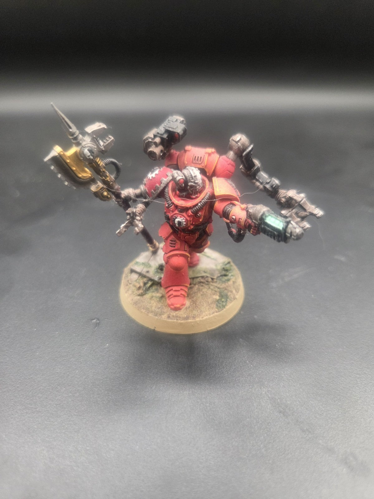 Primaris techmarine Blood Angels  Warhammer 40k Tabletop Ready painted0