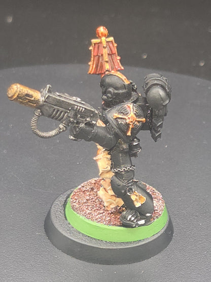 Warhammer 40k Metal Space Marine Chaplain  painted 1