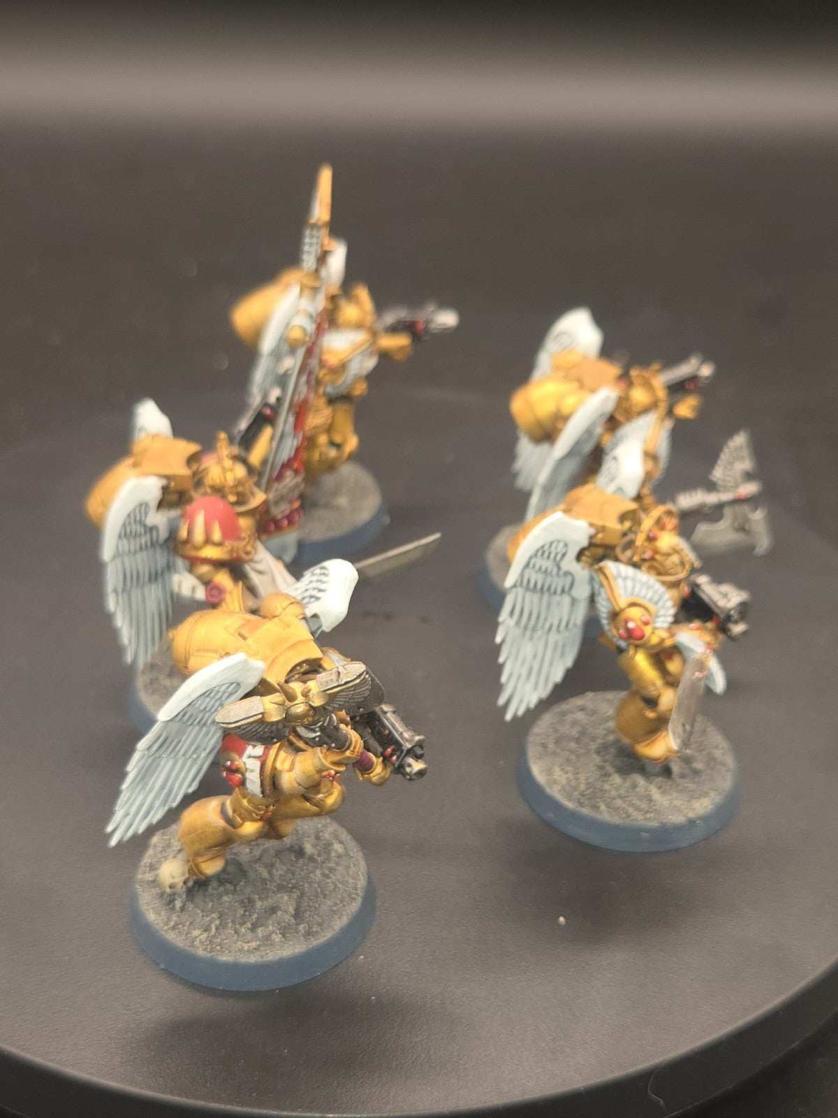 BLOOD ANGELS  Sanguinary Guard x5 Tabletop Ready Well Painted 3