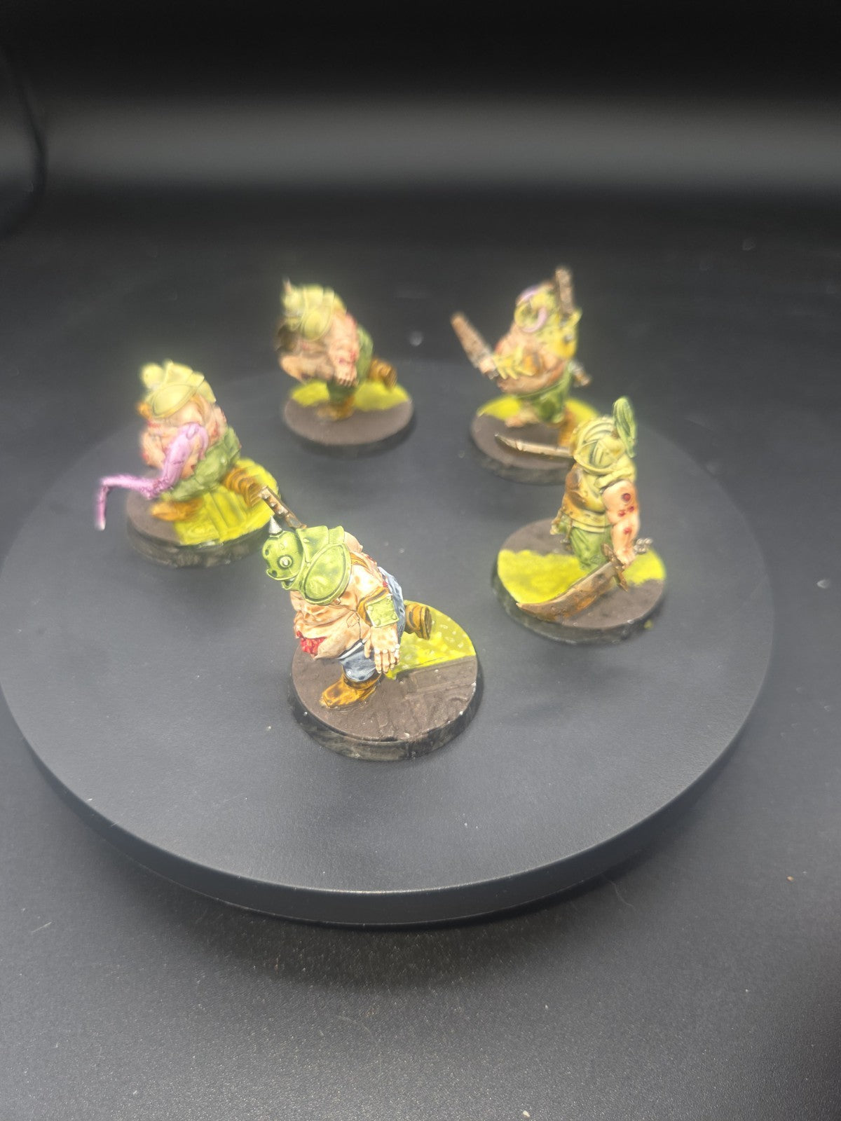 Warhammer Age of Sigmar: Maggotkin of Nurgle Putrid Blightkings Well painted 3