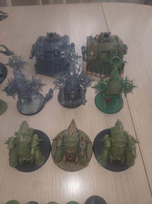 Warhammer 40k Death Guard Army sone paint 2500ish points1