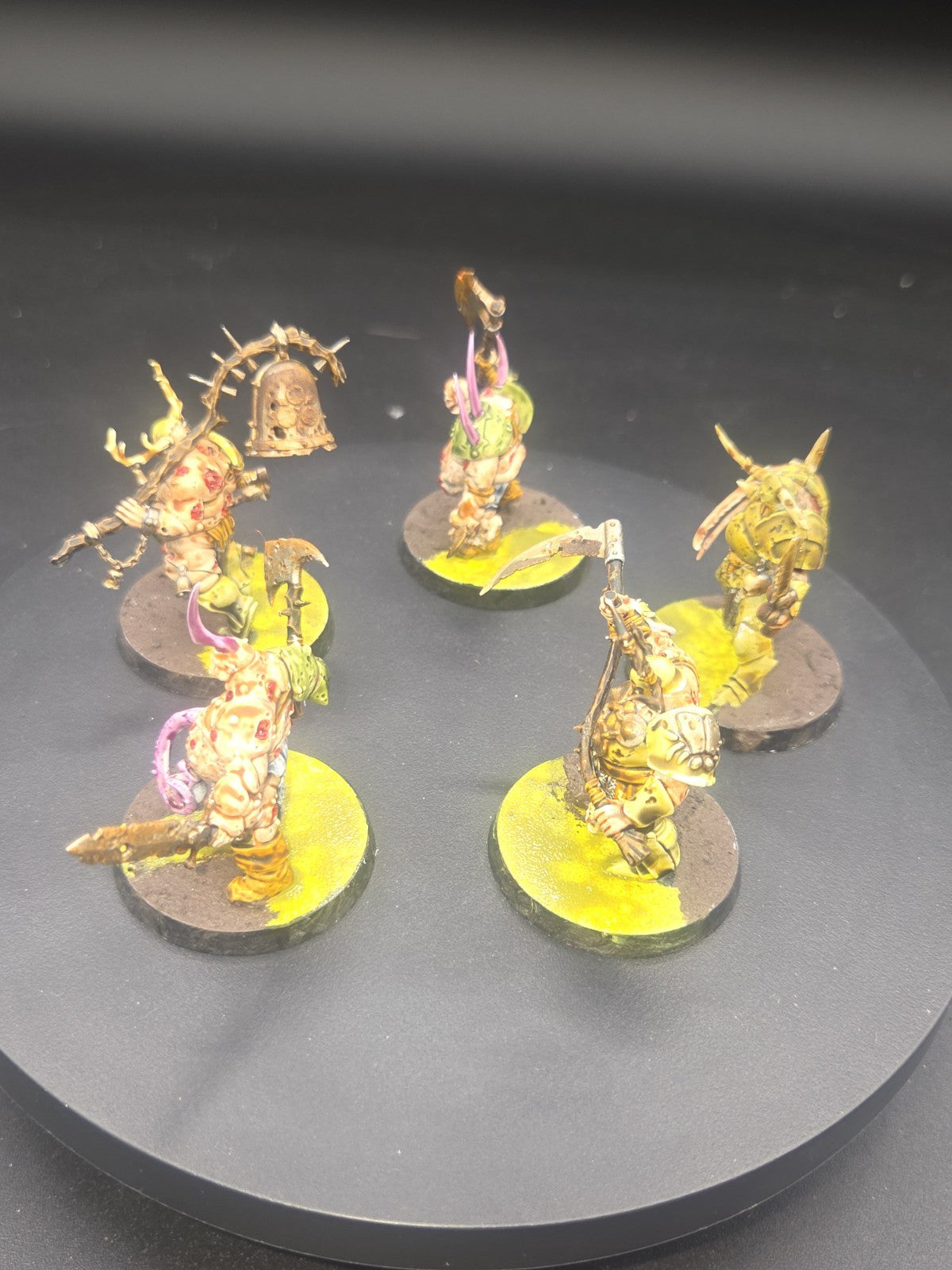 Warhammer Age of Sigmar: Maggotkin of Nurgle Putrid Blightkings Well painted 1
