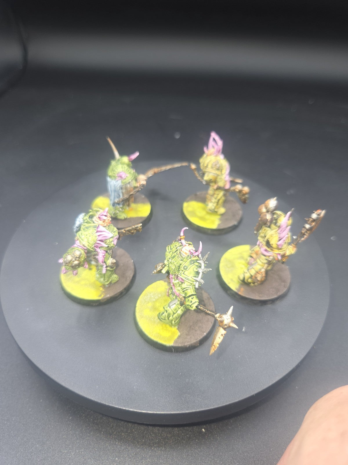 Warhammer Age of Sigmar: Maggotkin of Nurgle Putrid Blightkings Well painted 4
