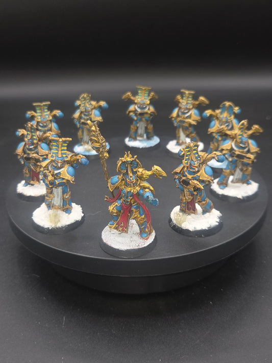 Thousand Sons  10x Rubric Marines - Well Painted & based 0