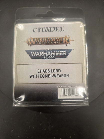 Games Workshop 40k Chaos Space Marines Lord with Combi Weapon Metal NiB Sealed0