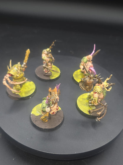 Warhammer Age of Sigmar: Maggotkin of Nurgle Putrid Blightkings Well painted 3