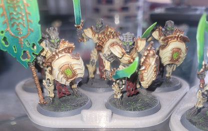 Warhammer AOS well painted and based Ossiarch Bonereapers Mortek Guard SK31523