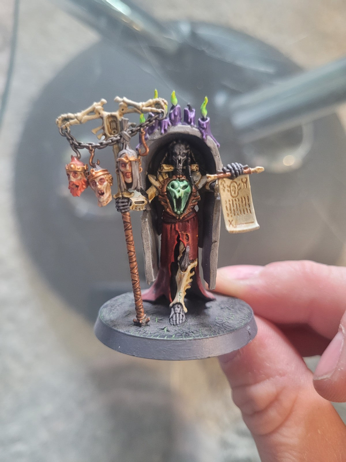 Warhammer Ossiarch Bonereapers Vokmortian Well Painted and based - JYS762